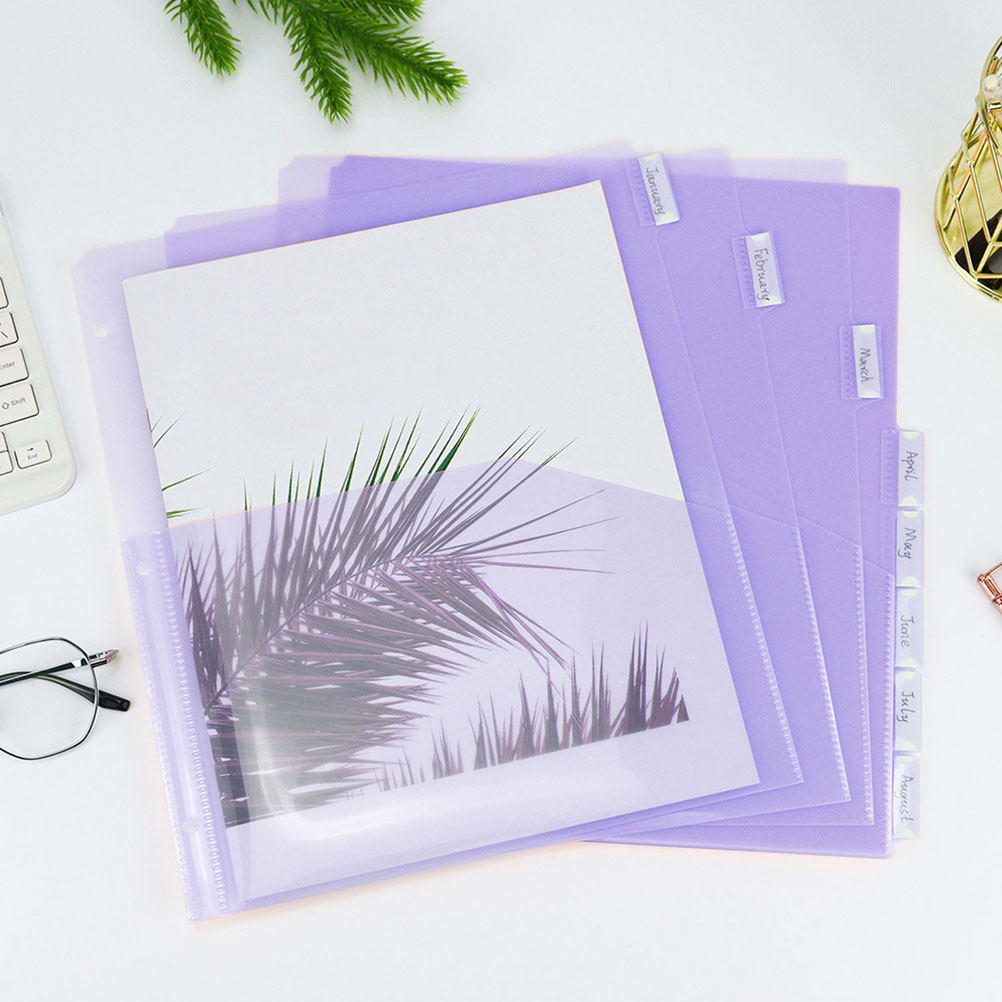 2Sets Binder Dividers A4 Plast - Tab Divider A4 评论和价格