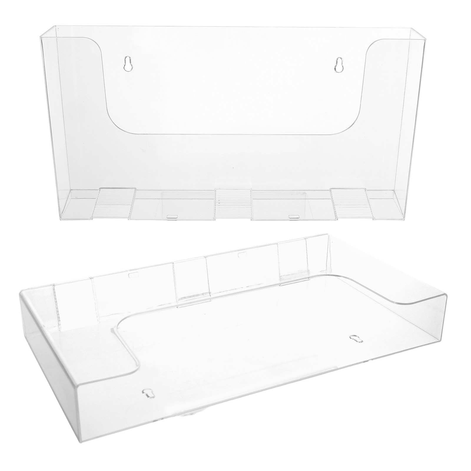 2Pcs Wall Mounted File Holders - Magazine Holder Rack 评论和价格