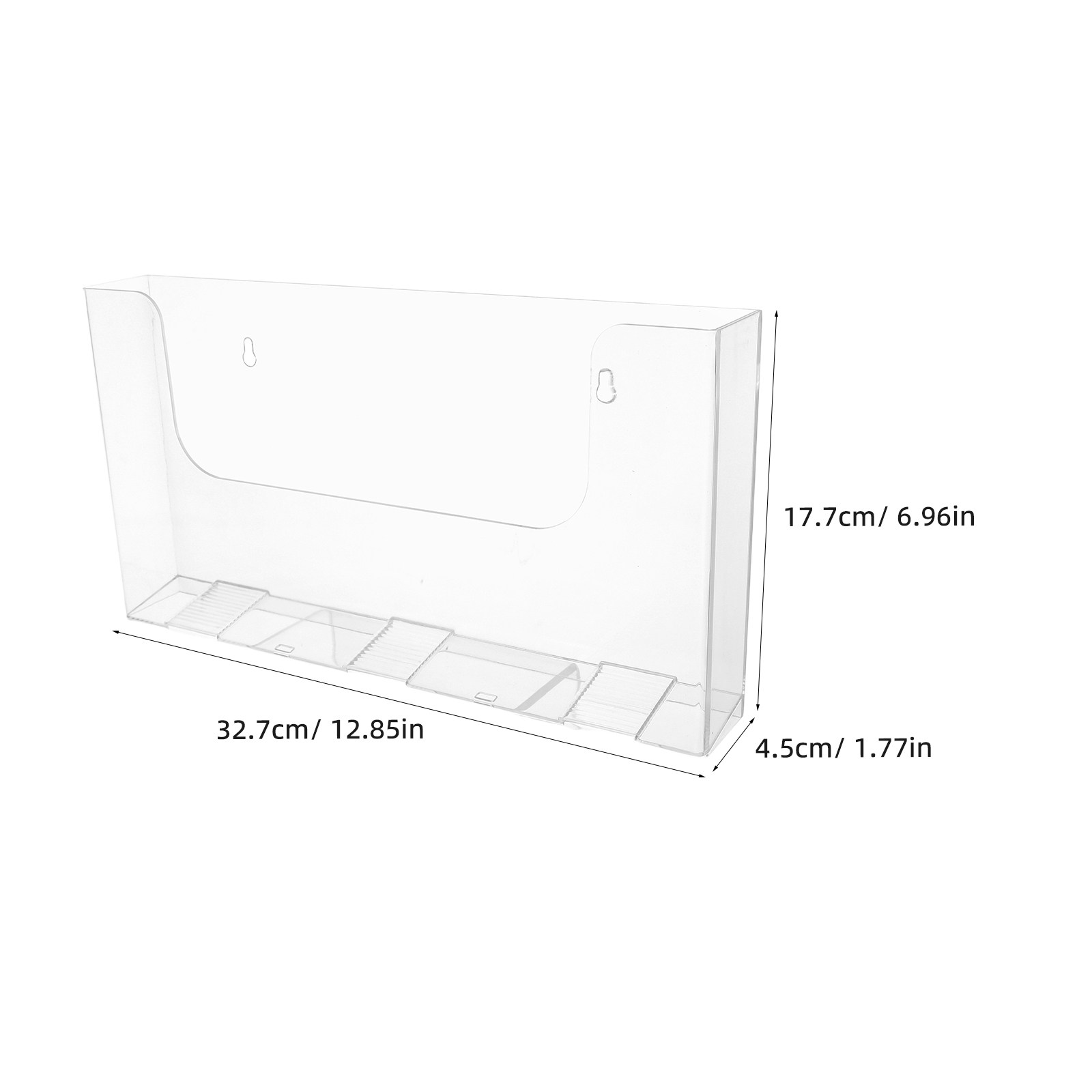 2Pcs Wall Mounted File Holders - Magazine Holder Rack 评论和价格