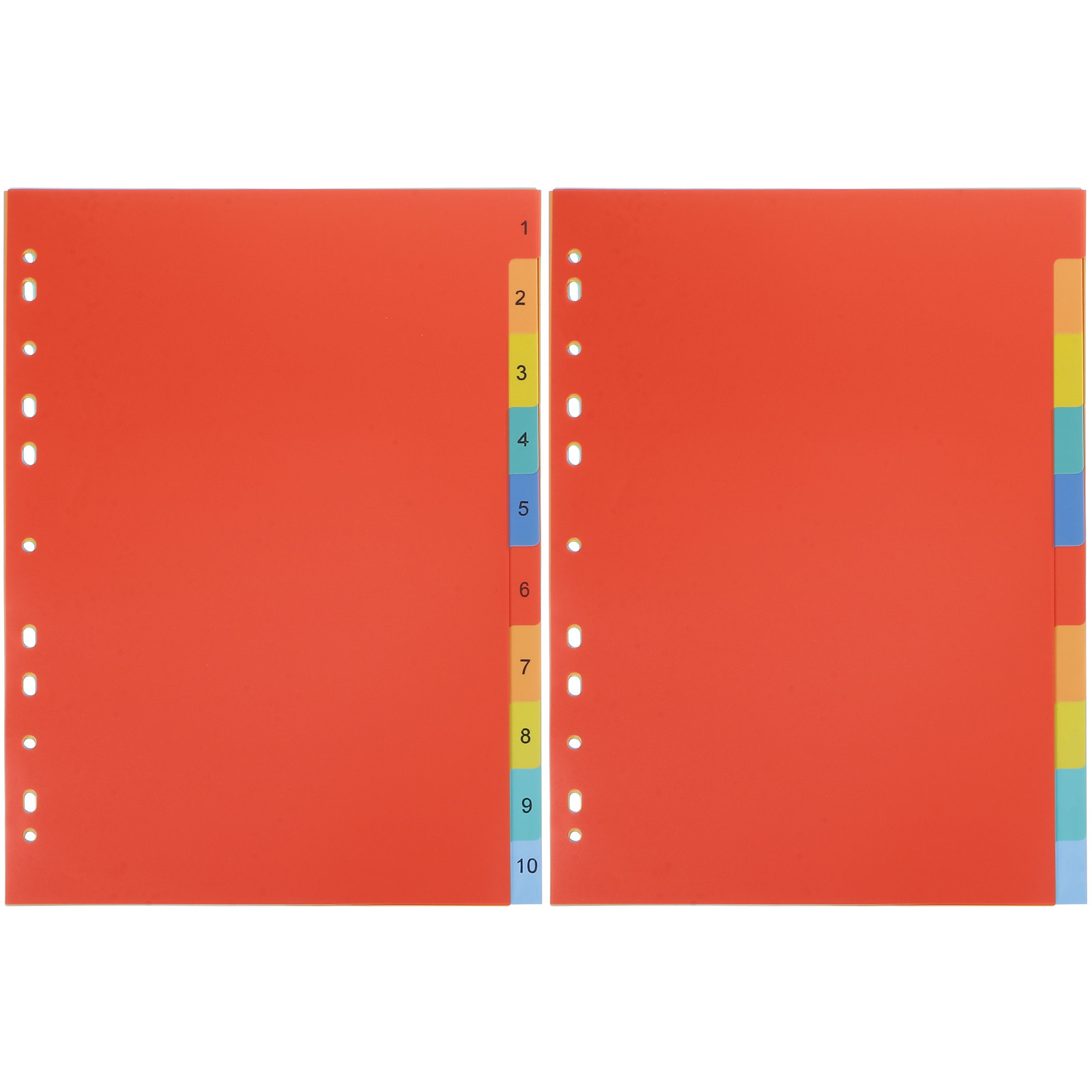 2Sets A4 Binder Dividers PP Pl - Tab Divider A4 评论和价格