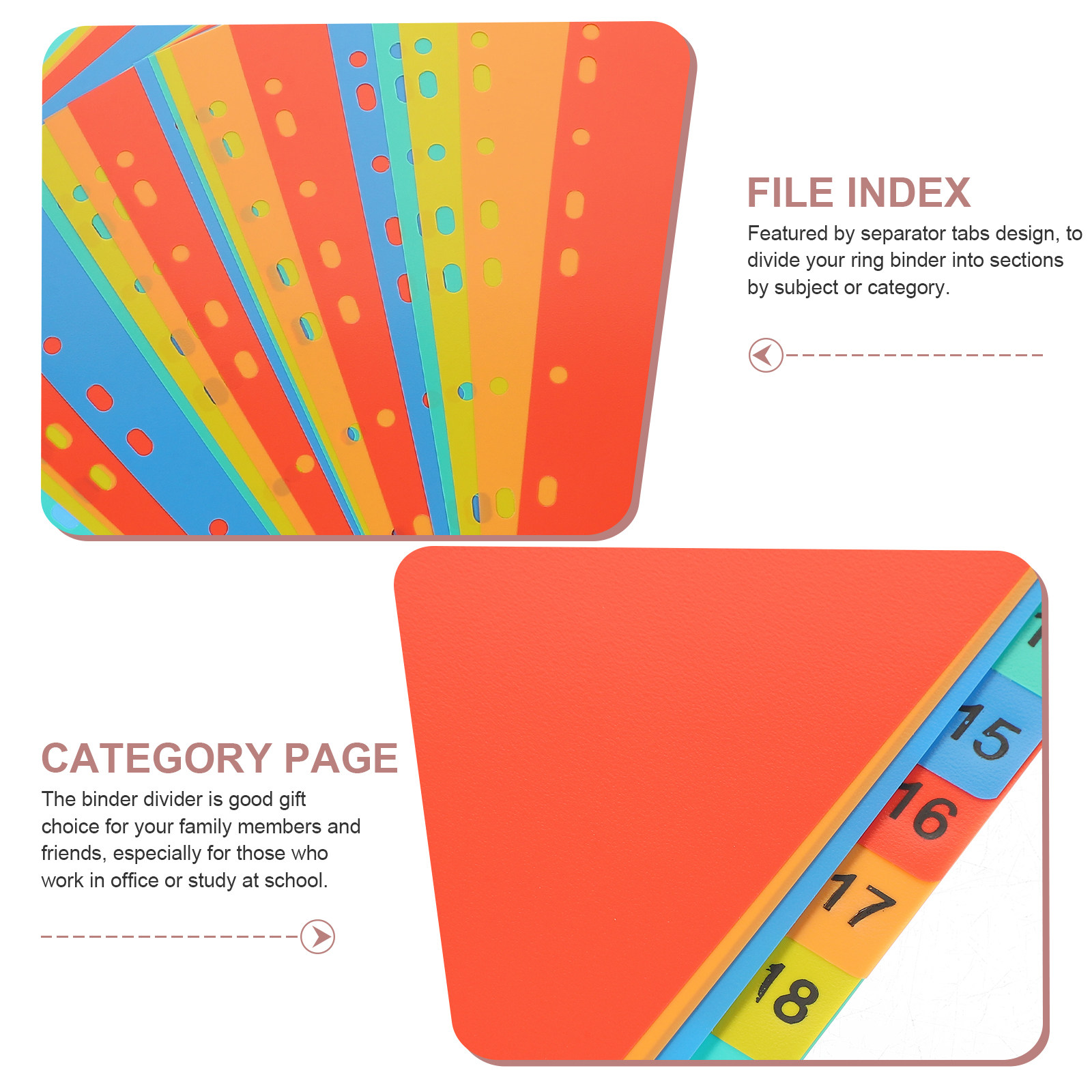 20Sheets A4 Tabbed Binder Divi - Tab Divider A4 评论和价格
