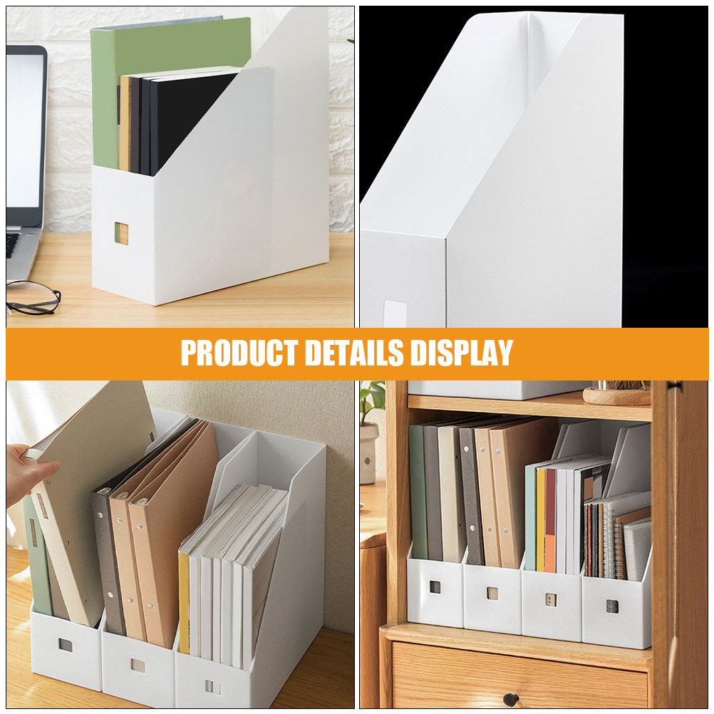 4Pcs Plastic File Organizer Bo - Magazine Holder Rack 评论和价格