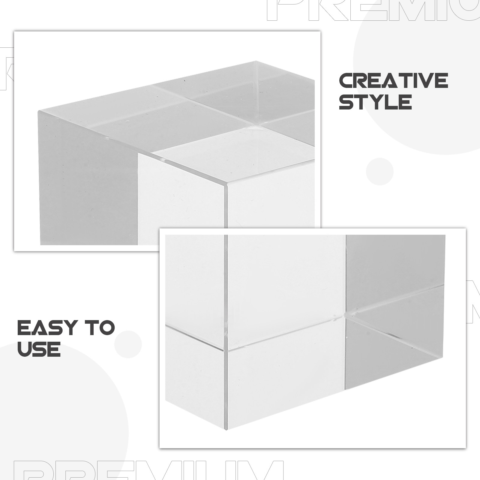 Square Crystal Paperweight Cle - Book Weight Glass 评论和价格